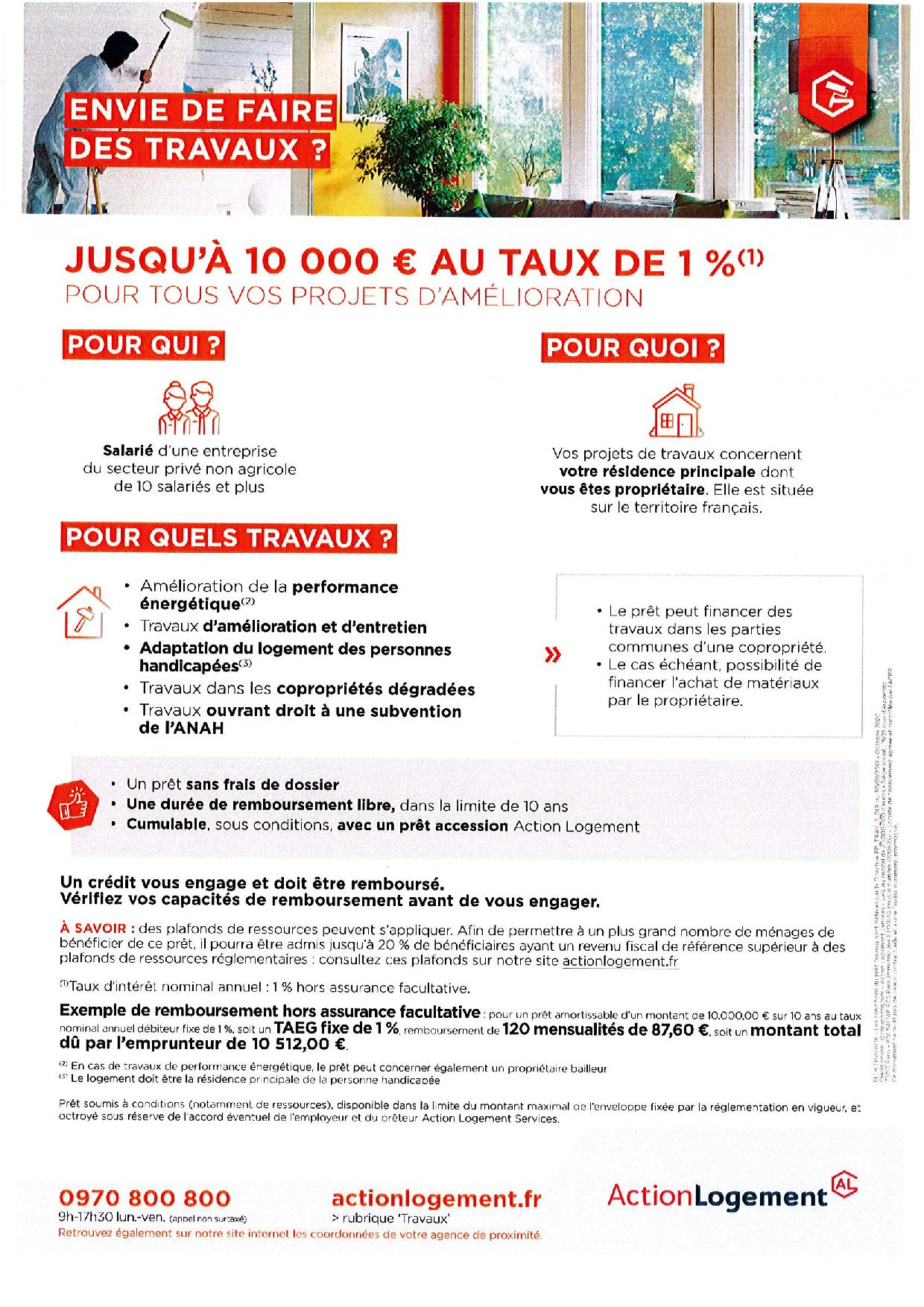 numéro de téléphone action logement orléans